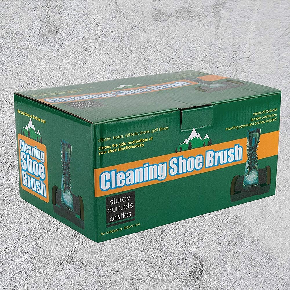 Umien Boot Scraper Brush Outdoor - Deluxe Folding Boot Cleaner Scrubber with Folding Side Flaps Indoor and Outdoor use - Easy to use for Children & Adults - New 2021 Design