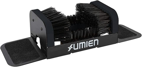 Umien Boot Scraper Brush Outdoor - Deluxe Folding Boot Cleaner Scrubber with Folding Side Flaps Indoor and Outdoor use - Easy to use for Children & Adults - New 2021 Design
